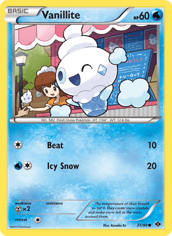 Vanillite, carta 31 de Next Destinies