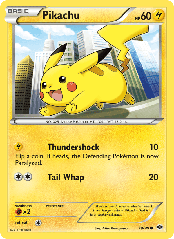 Pikachu, carta 39 di Next Destinies