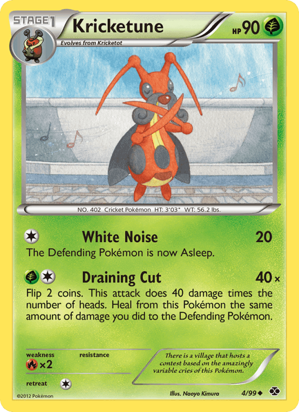Kricketune, card 4 from Next Destinies