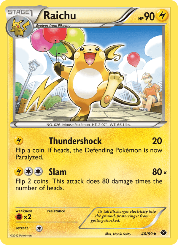 Next Destinies の 40 番、Raichu