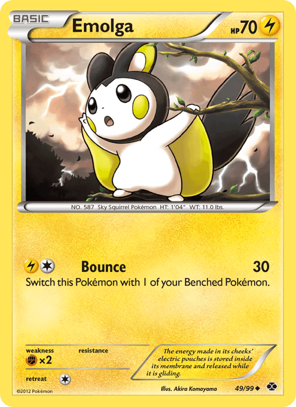 Emolga, carta 49 de Next Destinies