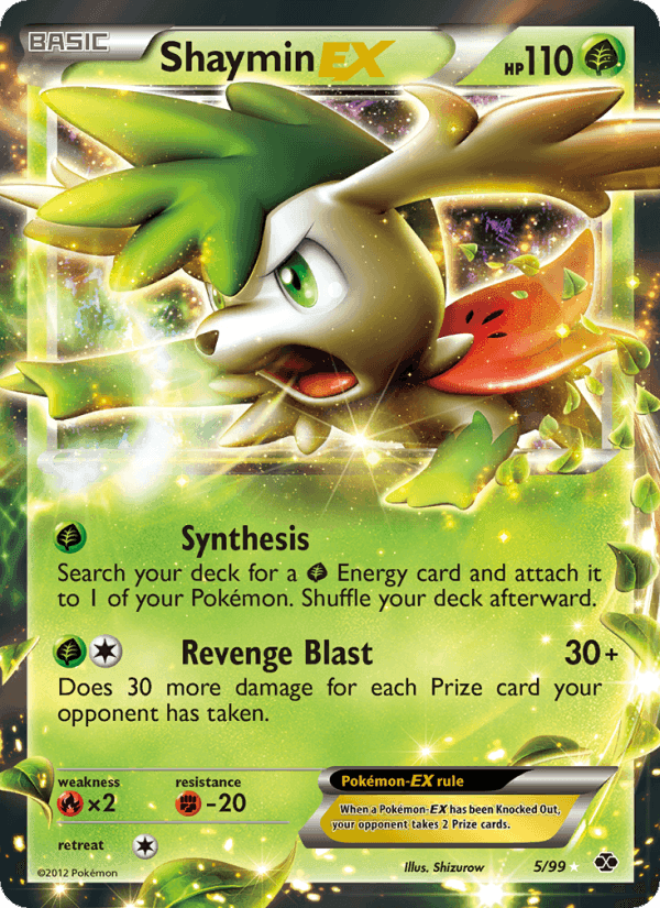 Shaymin-EX, carta 5 di Next Destinies
