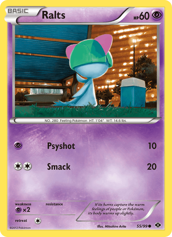 Ralts, card 55 from Next Destinies