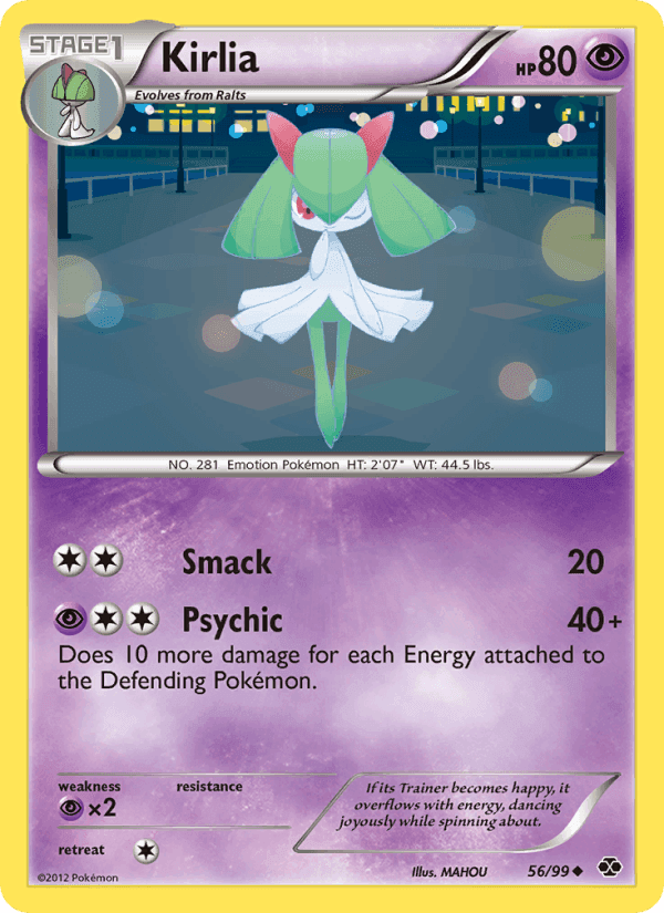 Kirlia, carta 56 di Next Destinies