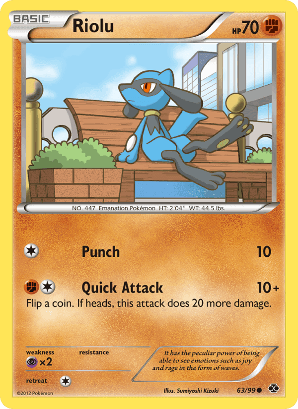Riolu, card 63 from Next Destinies