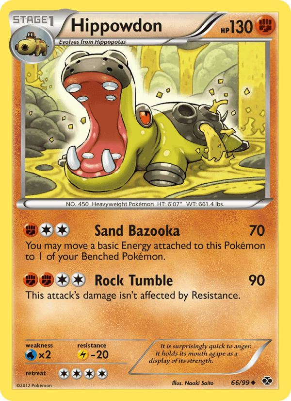 Hippowdon, card 66 from Next Destinies
