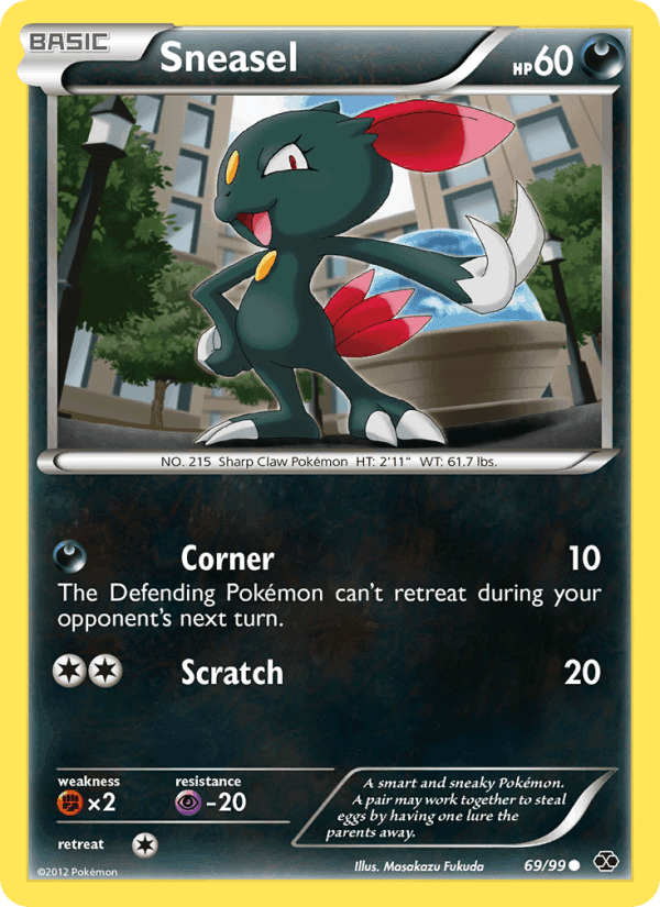Sneasel, card 69 from Next Destinies
