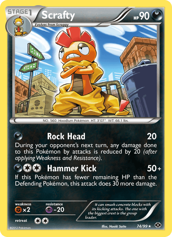 Scrafty, card 74 from Next Destinies
