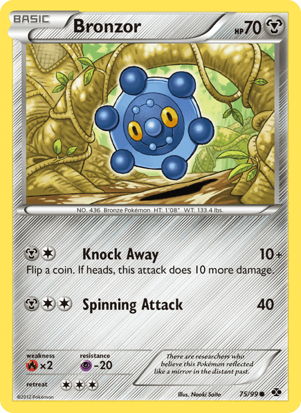 Bronzor, card 75 from Next Destinies