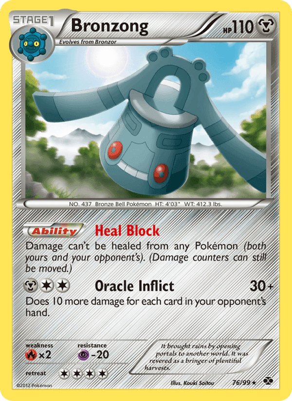 Bronzong, card 76 from Next Destinies
