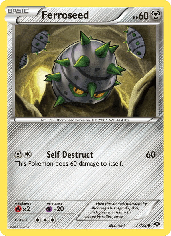Ferroseed, card 77 from Next Destinies
