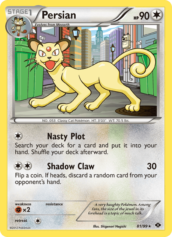 Persian, card 81 from Next Destinies