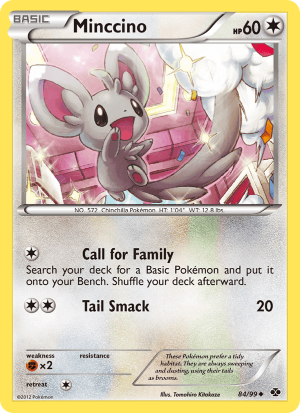 Minccino, card 84 from Next Destinies