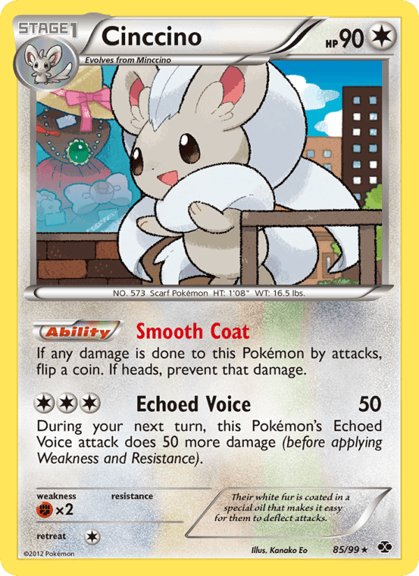 Cinccino, carte 85 de Next Destinies