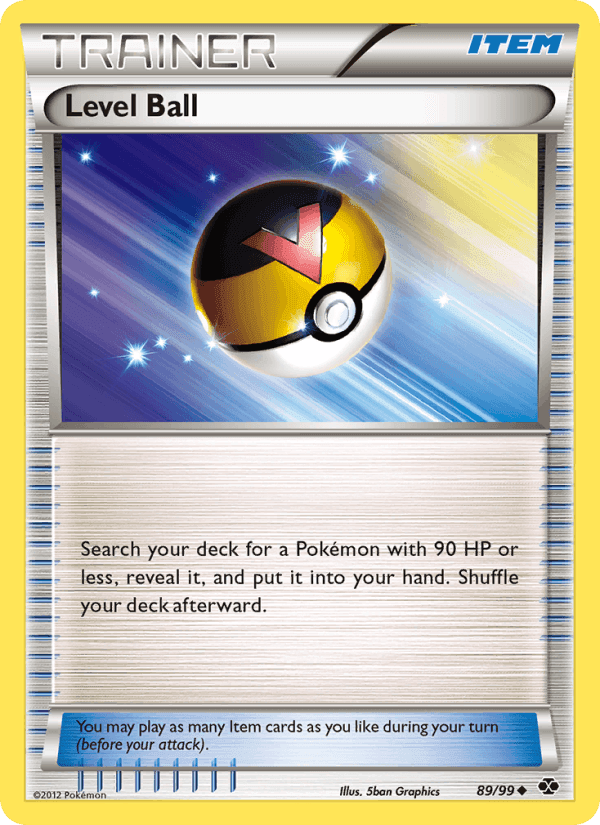 Level Ball, card 89 from Next Destinies