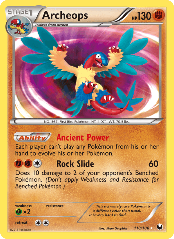 Archeops, card 110 from Dark Explorers