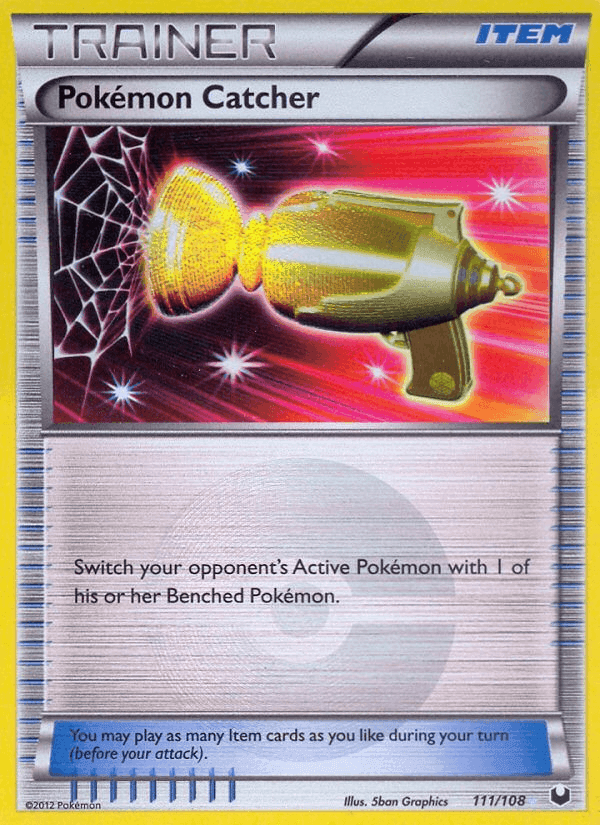 Pokémon Catcher, card 111 from Dark Explorers