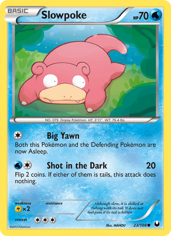 Slowpoke, carte 23 de Dark Explorers