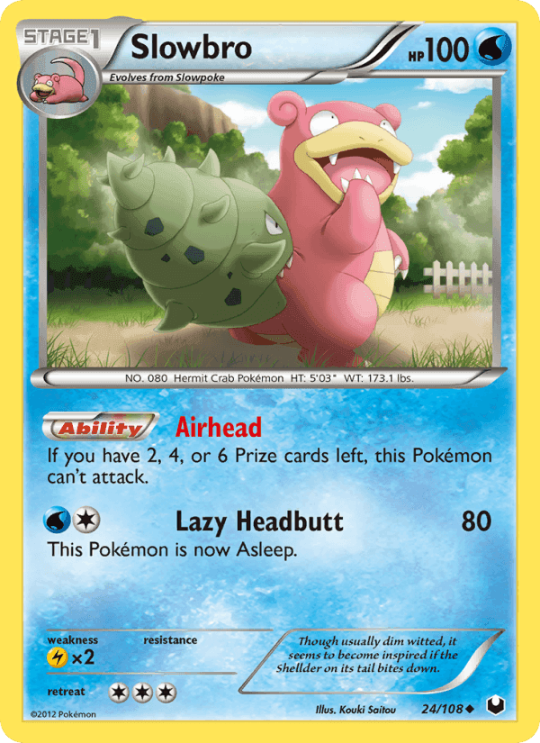 Slowbro, carte 24 de Dark Explorers