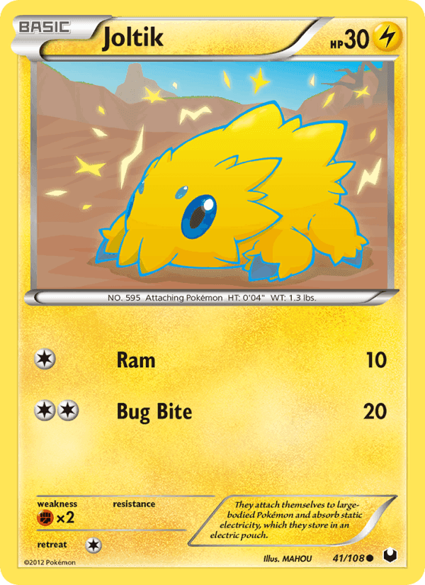 Joltik, carte 41 de Dark Explorers