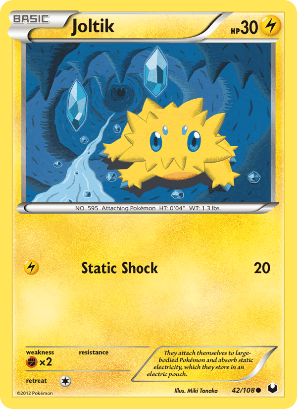 Joltik, card 42 from Dark Explorers