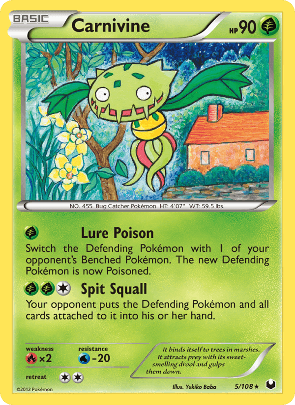 Carnivine, carte 5 de Dark Explorers
