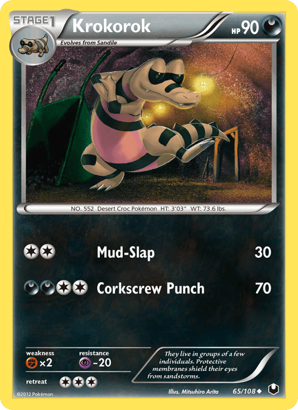 Krokorok, carta 65 di Dark Explorers