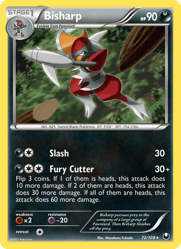 Bisharp, carta 72 di Dark Explorers