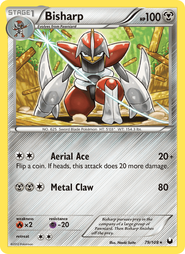 Bisharp, card 79 from Dark Explorers