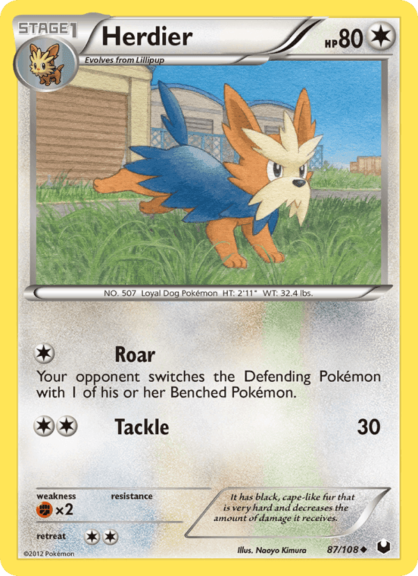 Herdier, card 87 from Dark Explorers