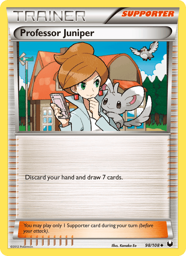 Professor Juniper, card 98 from Dark Explorers