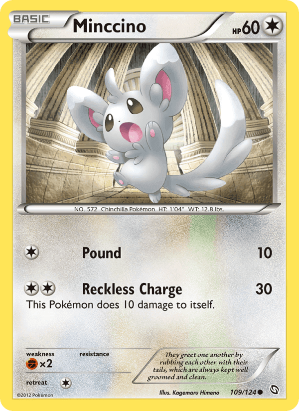 Minccino, card 109 from Dragons Exalted