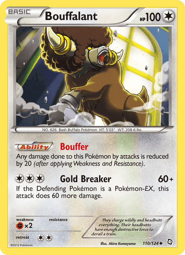 Bouffalant, card 110 from Dragons Exalted