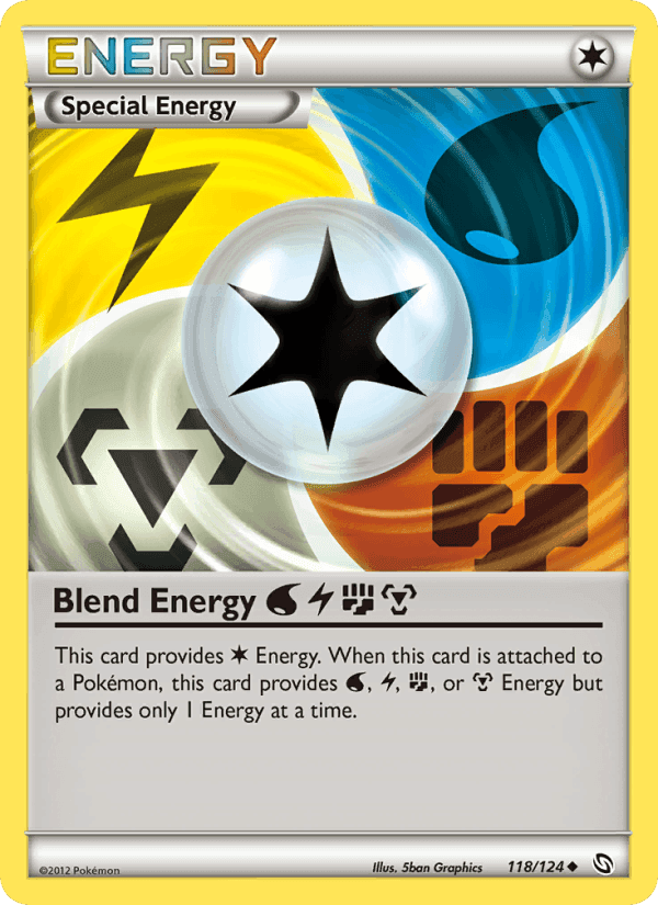 Blend Energy Water Lightning Fighting Metal, card 118 from Dragons Exalted