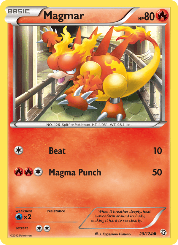Magmar, carte 20 de Dragons Exalted