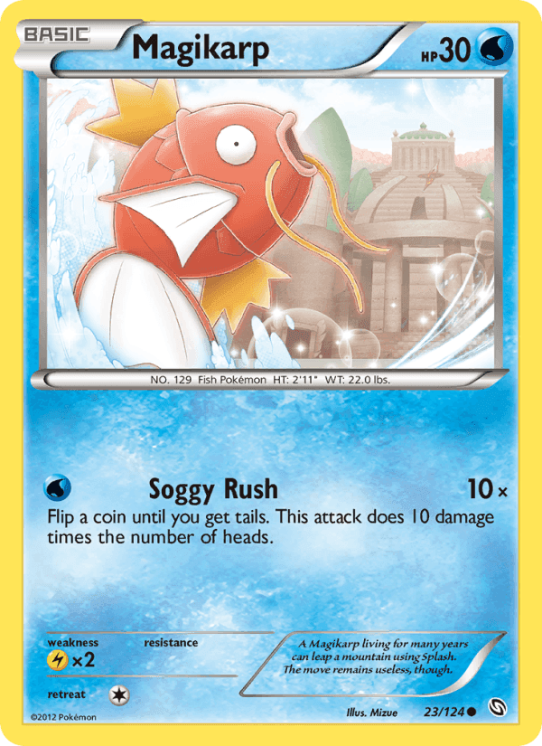 Magikarp, carta 23 de Dragons Exalted