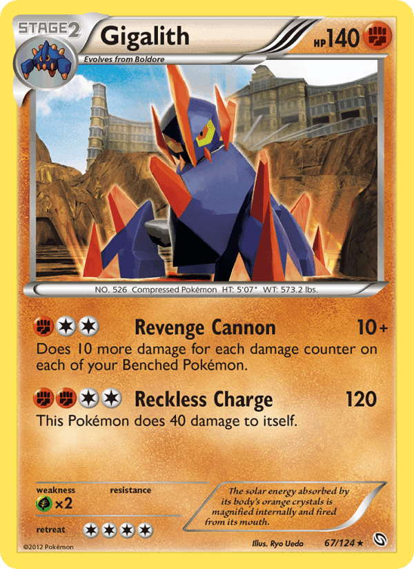 Gigalith, card 67 from Dragons Exalted