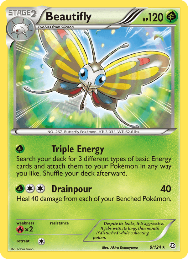 Beautifly, carta 8 di Dragons Exalted