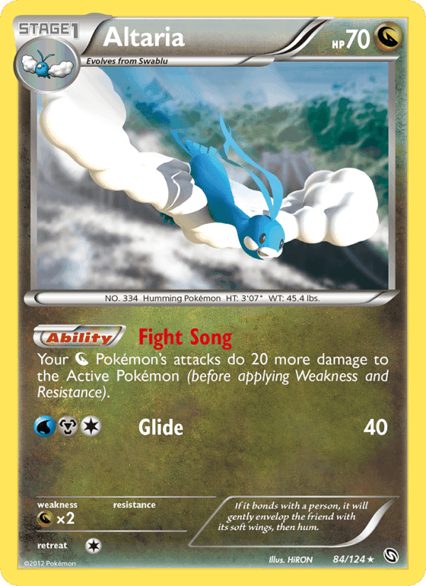 Altaria, card 84 from Dragons Exalted