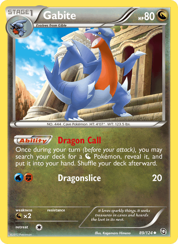 Gabite, card 89 from Dragons Exalted