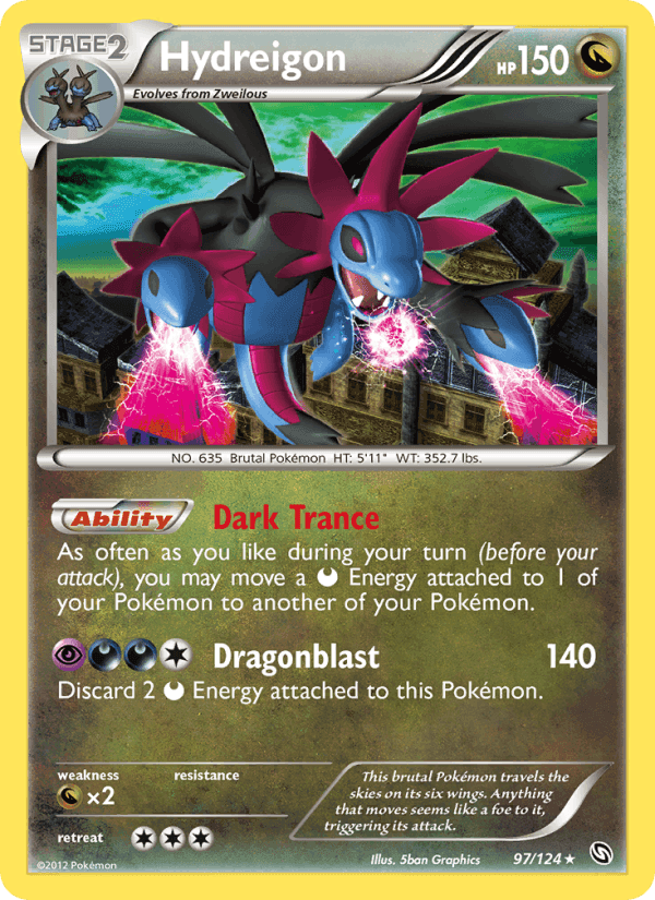 Hydreigon, card 97 from Dragons Exalted
