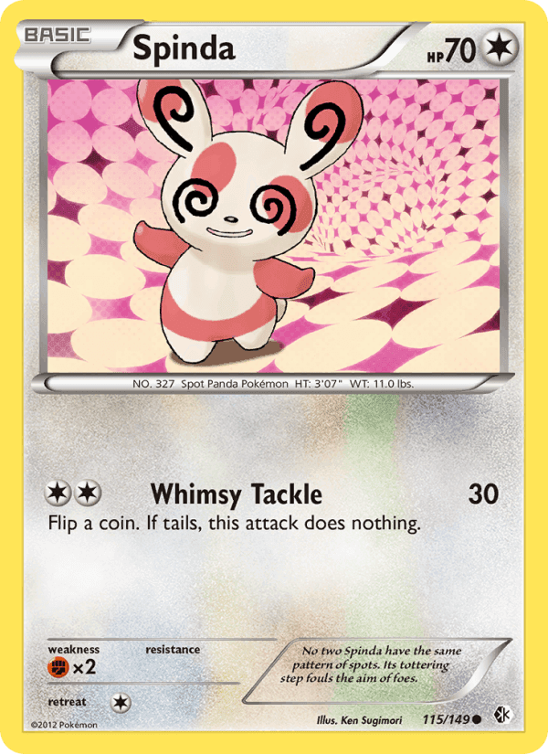Spinda, card 115 from Boundaries Crossed