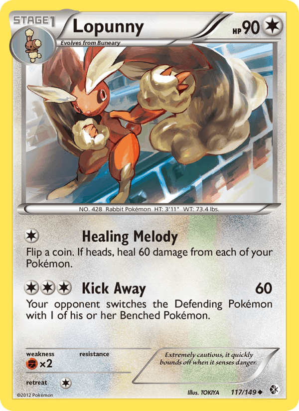 Lopunny, card 117 from Boundaries Crossed