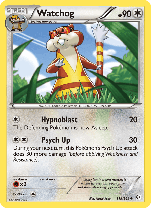 Watchog, card 119 from Boundaries Crossed