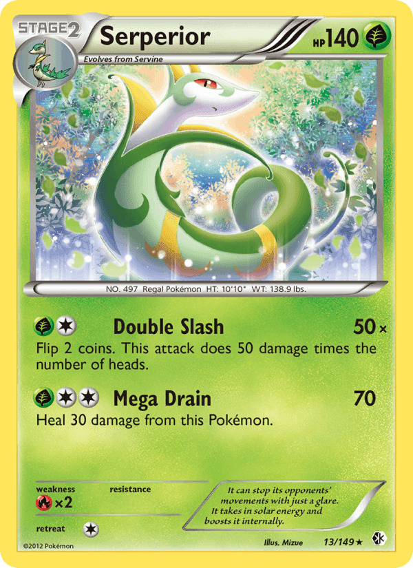 Serperior, carta 13 di Boundaries Crossed