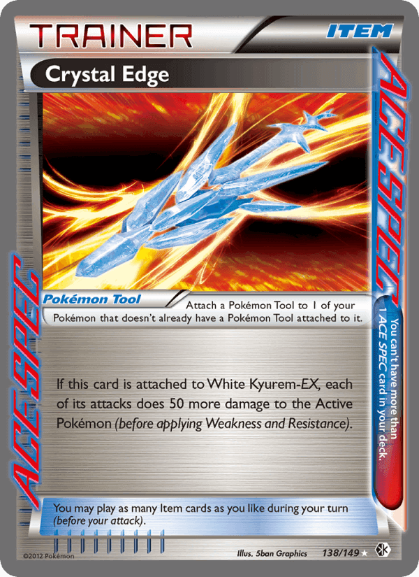 Crystal Edge, card 138 from Boundaries Crossed