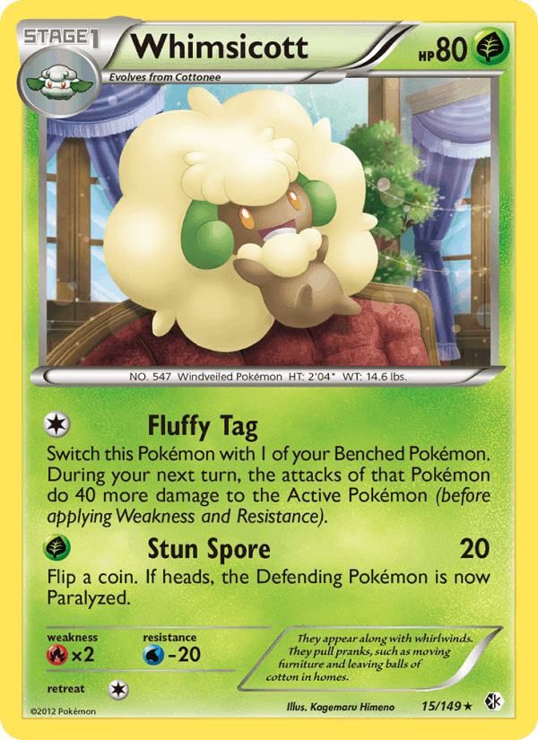Whimsicott, card 15 from Boundaries Crossed
