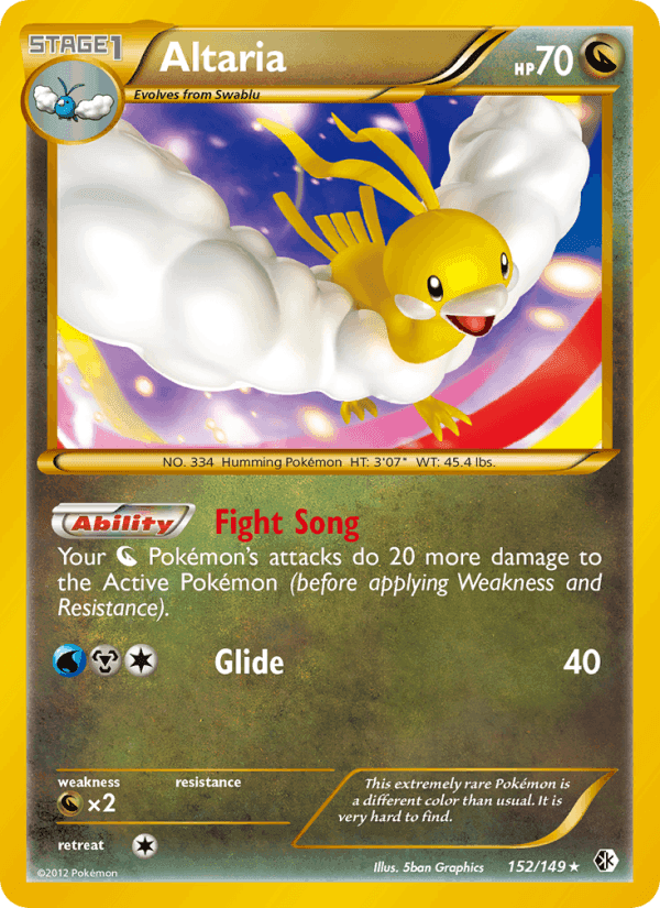 Altaria, card 152 from Boundaries Crossed