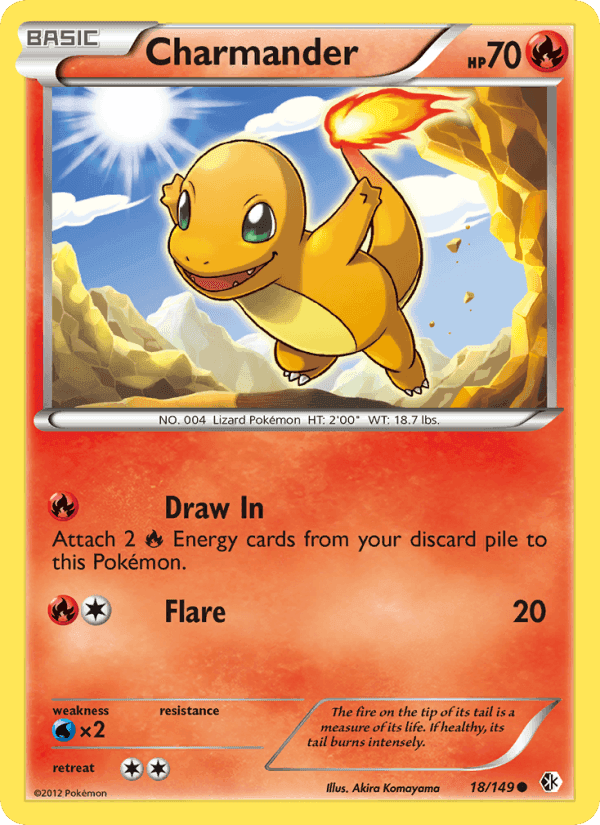 Charmander, carta 18 di Boundaries Crossed