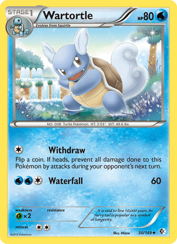 Wartortle, card 30 from Boundaries Crossed